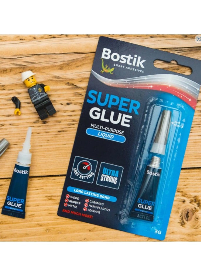 Bostik Bostik Multi-Purpose Non-Drip Gel + Liquid Super Glue Bundle (3 g, 2 Pc.)  - Image 4