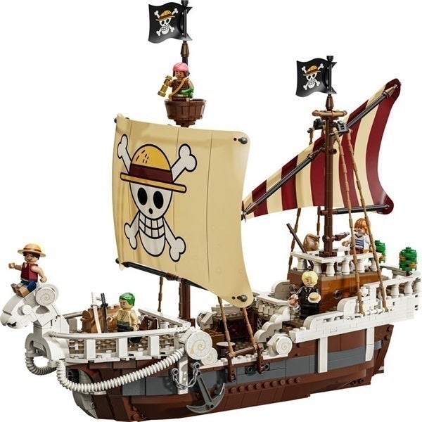LEGO One Piece The Going Merry Pirate Ship, Boat Toy 75639 (Age 10+, 1376 Pieces) - Image 3