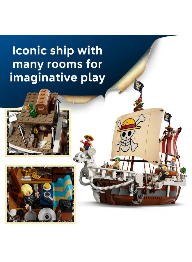 LEGO One Piece The Going Merry Pirate Ship, Boat Toy 75639 (Age 10+, 1376 Pieces) - Image 4