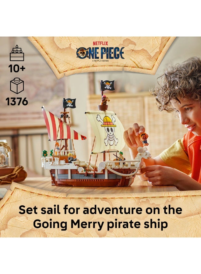 LEGO One Piece The Going Merry Pirate Ship, Boat Toy 75639 (Age 10+, 1376 Pieces) - Image 3