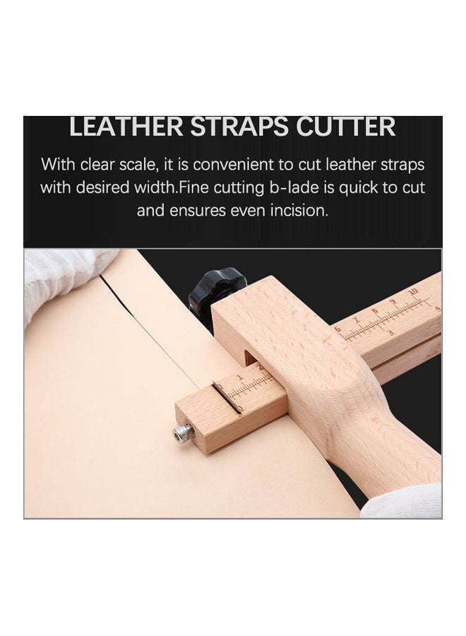 NIBEMINENT Adjustable Leather Belt Cutting Tool Multicolour 19 x 6 10cm - Image 5