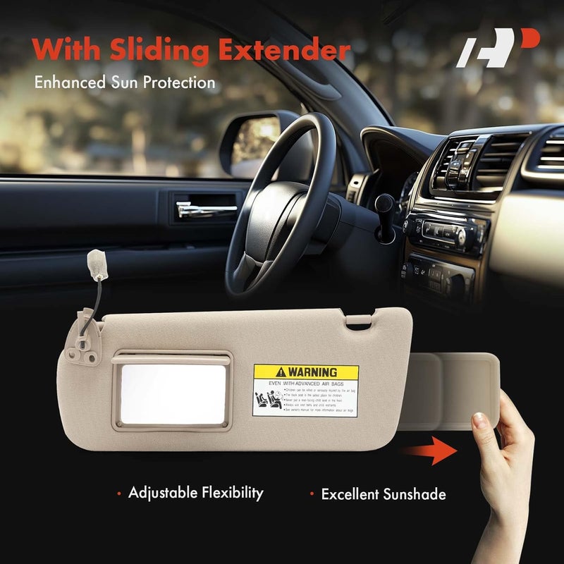 A-Premium مجموعة واقي الشمس البيج A-Premium لسيارات إنفينيتي ونيسان - Image 3