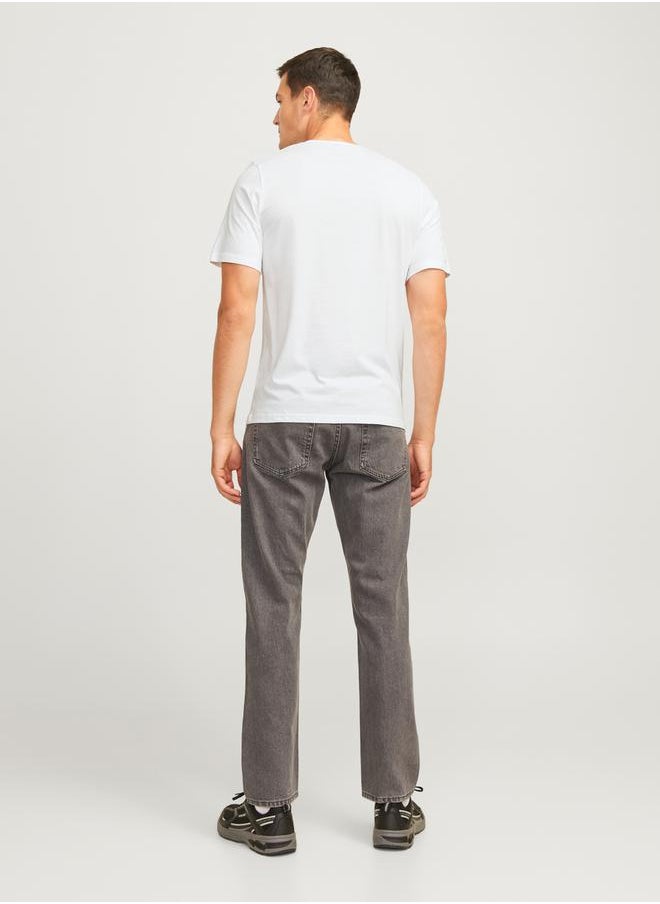 JJ Rebel by Jack & Jones Logo Print Crew Neck T-Shirt  - Image 4