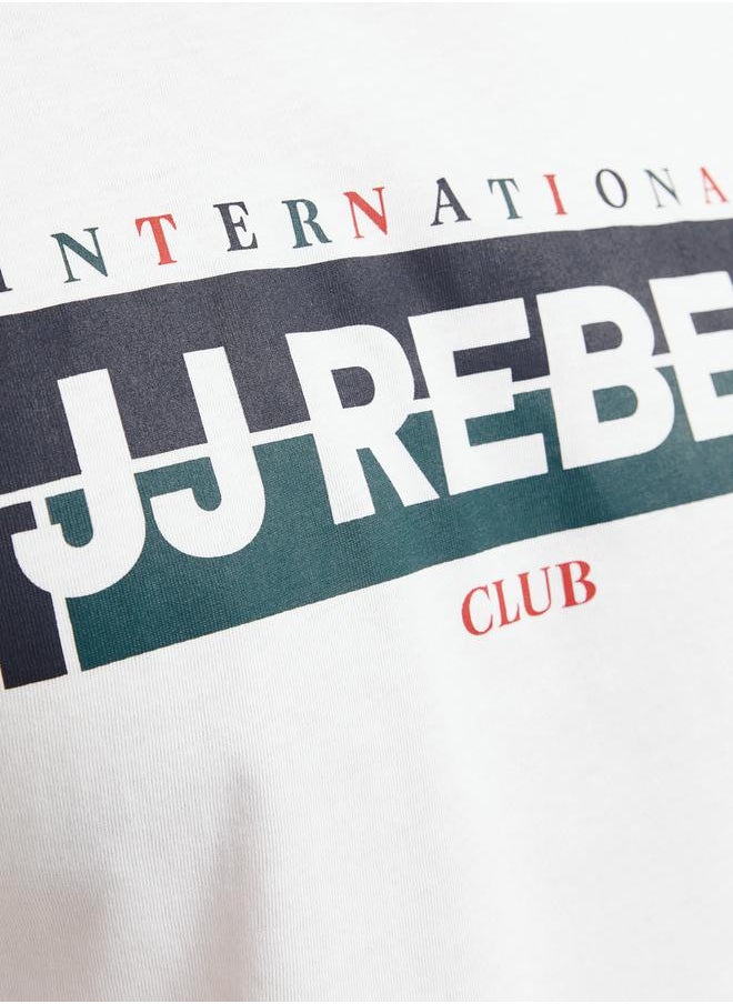 JJ Rebel by Jack & Jones Logo Print Crew Neck T-Shirt  - Image 2