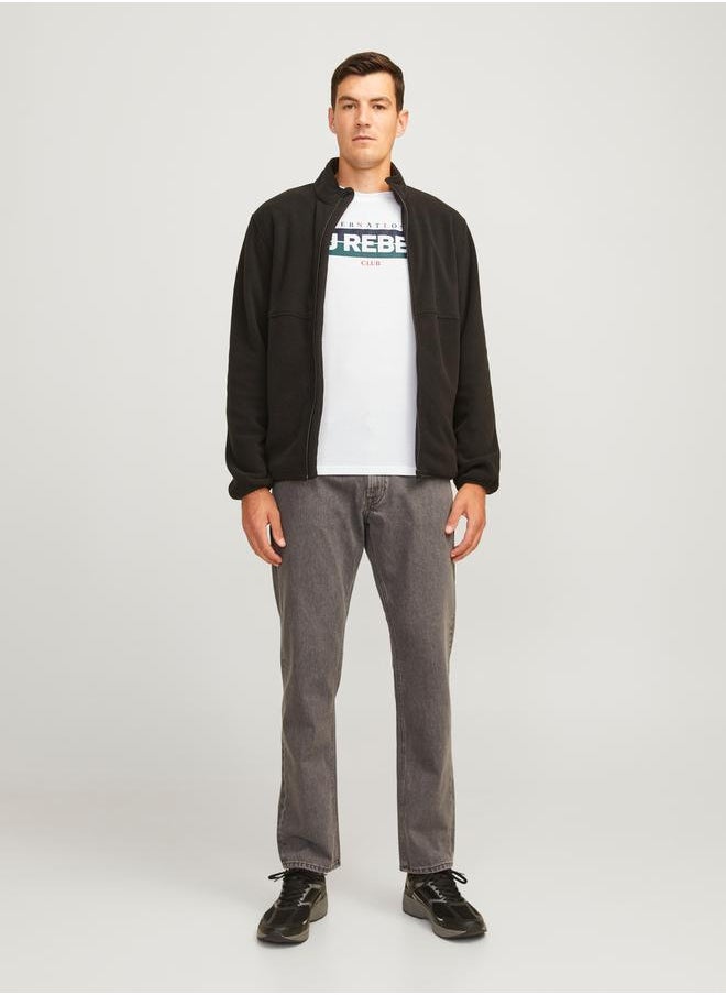 JJ Rebel by Jack & Jones Logo Print Crew Neck T-Shirt  - Image 5