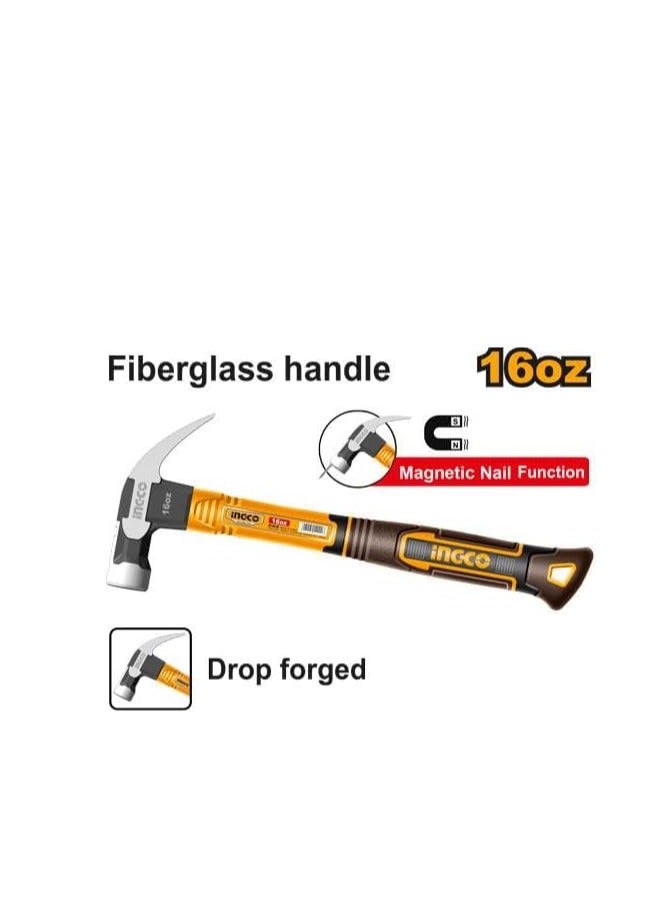 INGCO INGCO 16oz Hand Tools Claw Hammer - HCH81016 - Image 3