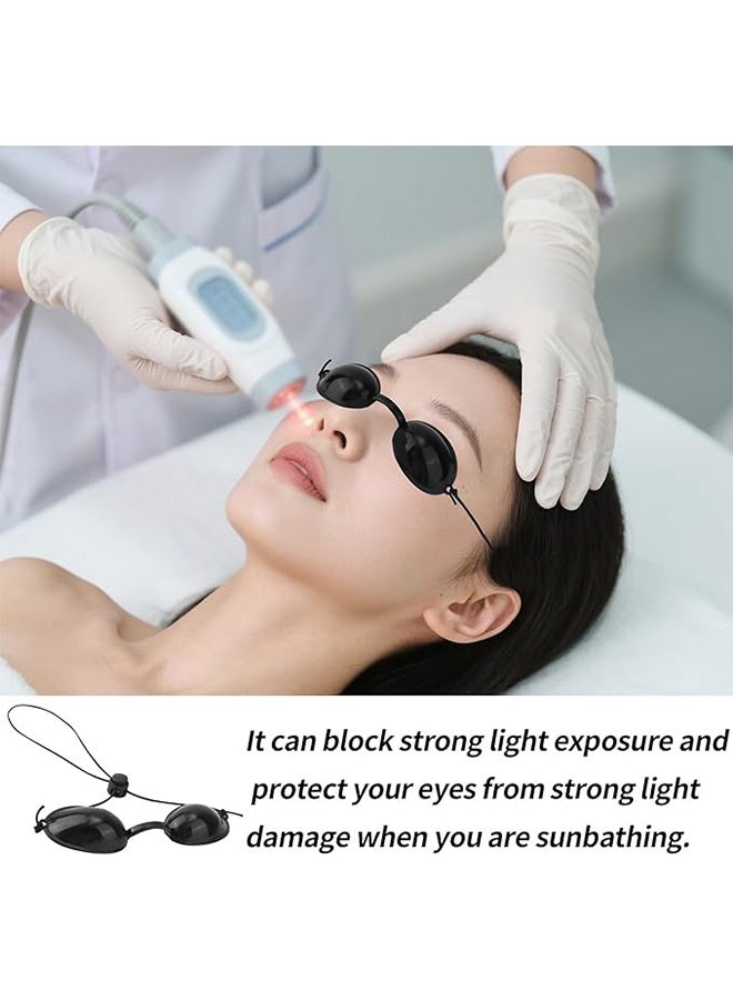 Generic Fda Approval Goggle For Ipl Laser Safety Glasses Red Light Therapy And Laser Hair Removal Treatment Beauty Patient Protective Eye Goggle For Ipl, Laser, Led, Uv Lamp Treatment (2-Pack) - Image 3