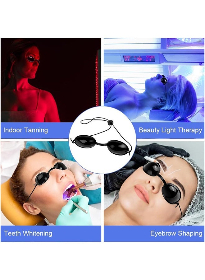 Generic Fda Approval Goggle For Ipl Laser Safety Glasses Red Light Therapy And Laser Hair Removal Treatment Beauty Patient Protective Eye Goggle For Ipl, Laser, Led, Uv Lamp Treatment (2-Pack) - Image 4