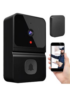 XVersion Smart Wireless Video Doorbell, 2.4GHz WiFi Doorbell Security Camera Compatible with iOS & Android  - Image 1