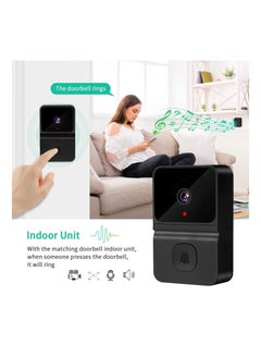 XVersion Smart Wireless Video Doorbell, 2.4GHz WiFi Doorbell Security Camera Compatible with iOS & Android  - Image 2