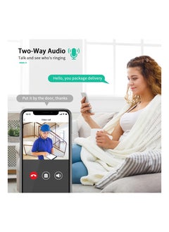 XVersion Smart Wireless Video Doorbell, 2.4GHz WiFi Doorbell Security Camera Compatible with iOS & Android  - Image 5