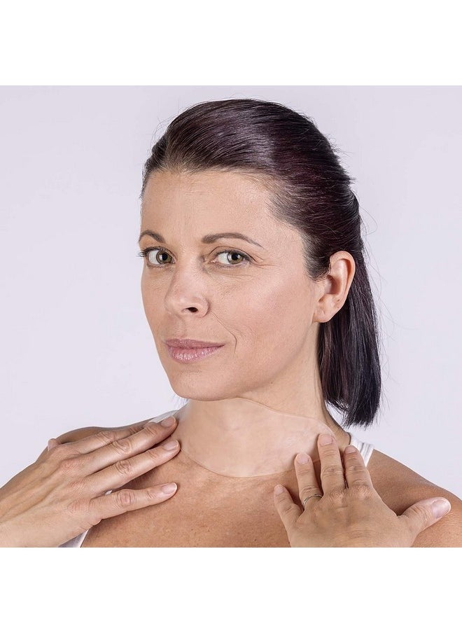 Silc Skin - Collette Pad To Help With Neck & Collarbone Wrinkles From Sun Aging Side Sleeping Reusable Self Adhesive Medical Grade Silicone 30 Day Supply - Image 1