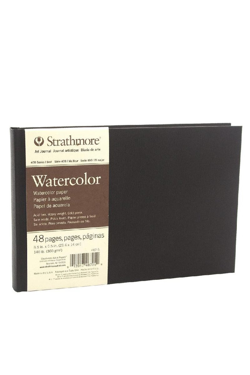 Strathmore Watercolor Art Journal 300 gsm Choco Brown 48 Pages - Image 1