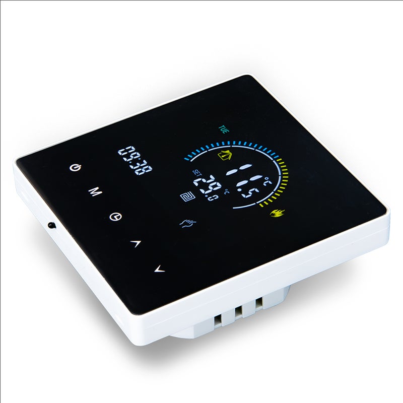 مكّن التدرج الاسباني وضبط توقيت درجة الحرارة عبر شاشة لمس شبه مرئية LCD للتحكم في درجة الحرارة مع قفل أمان للأطفال - Image 3