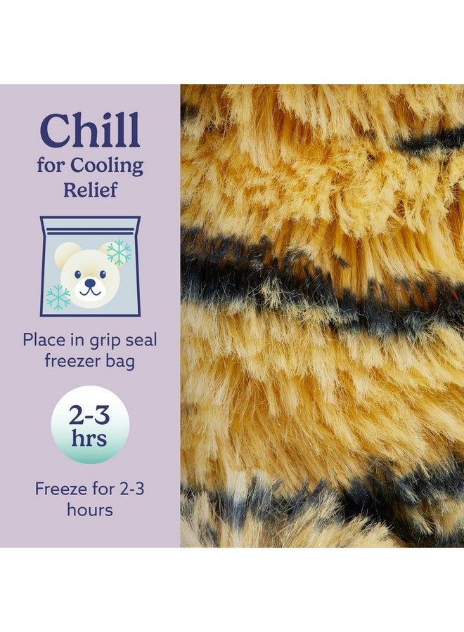 warmies Junior Microwavable & Weighted Stuffed Animals, Tiger - Heated Stuffed Animal Plushie for Warmth & Comfort - Cute Soft Plush Toys for Adults & Children (Boys, Girls, Babies & Toddlers) - Image 5