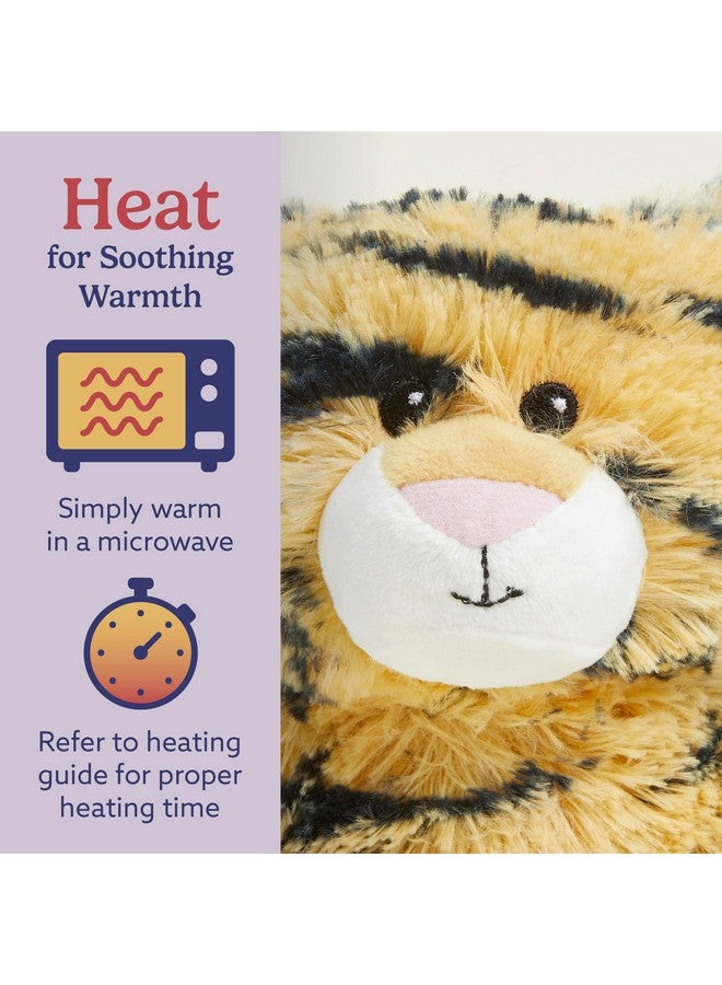 warmies Junior Microwavable & Weighted Stuffed Animals, Tiger - Heated Stuffed Animal Plushie for Warmth & Comfort - Cute Soft Plush Toys for Adults & Children (Boys, Girls, Babies & Toddlers) - Image 4