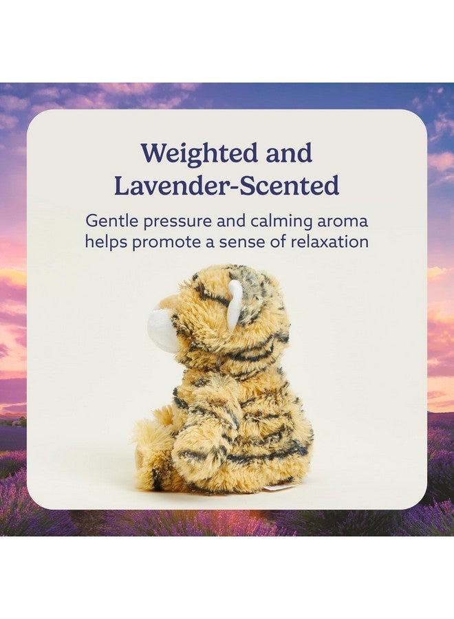 warmies Junior Microwavable & Weighted Stuffed Animals, Tiger - Heated Stuffed Animal Plushie for Warmth & Comfort - Cute Soft Plush Toys for Adults & Children (Boys, Girls, Babies & Toddlers) - Image 3