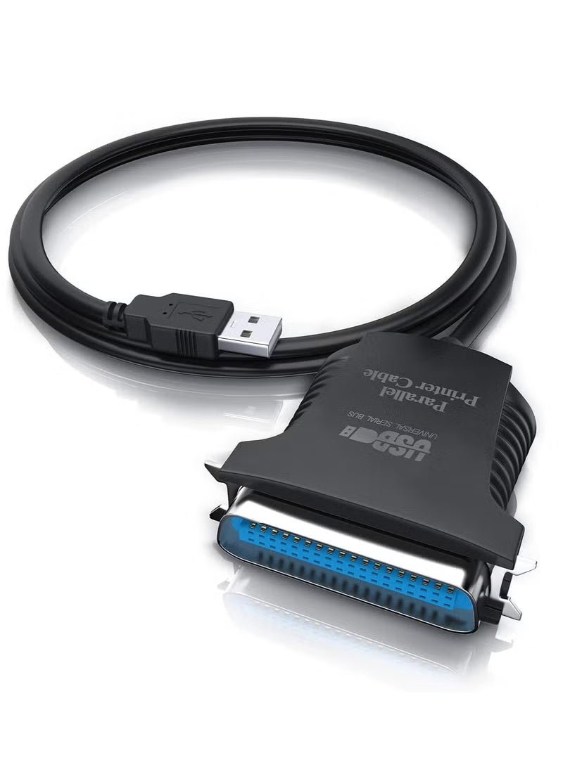 USB to Parallel 36-Pin Printer Adapter Cable 0.8m, Plug and Play Converter for Legacy Printers and Parallel Devices - Image 2