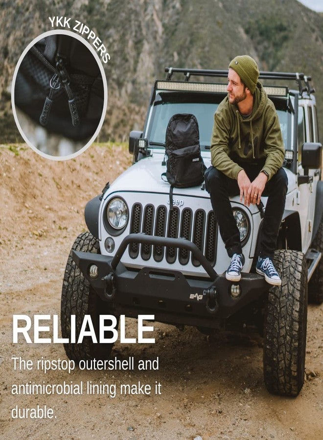 The Ridge Packable Backpack for Men Foldable Hiking Bag | 15L Lightweight Backpack for Women and Men | Ultralight Travel, Camping and Hiking Daypack - Image 5
