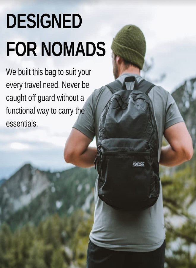The Ridge Packable Backpack for Men Foldable Hiking Bag | 15L Lightweight Backpack for Women and Men | Ultralight Travel, Camping and Hiking Daypack - Image 2