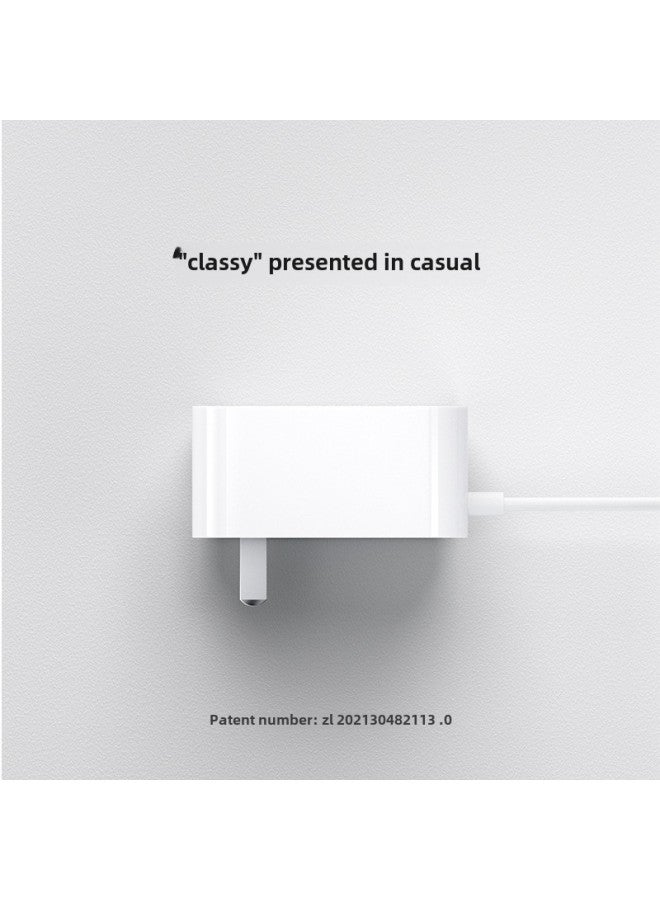 Auxiliary 12v2a Power Adapter High Quality 3C Certified Medium Standard Small Household Appliances CQC Certified Power Adapter-Color:Side 12V2A GB (China) White-Specifications:DC Head 5.5*2.1 - Image 3