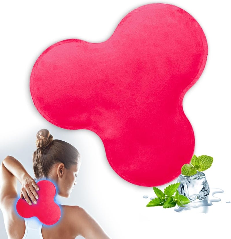 Couleurs Pain Relief Flexible Ice Pack for Injuries Hot & Cold Therapy Reusable Gel Pack/Heat Wrap - Great for Back, Waist, Shoulder, Neck, Ankle, Knee and Hip (Red) - Image 1