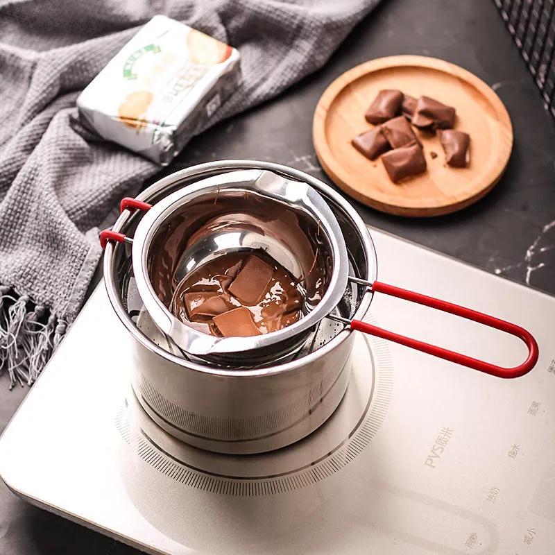 Saucepan: 0.4-Liter Silver Stainless Steel - Heat-resistant Silicone Handle Induction-compatible For Small Kitchens Precise Cooking - Image 5