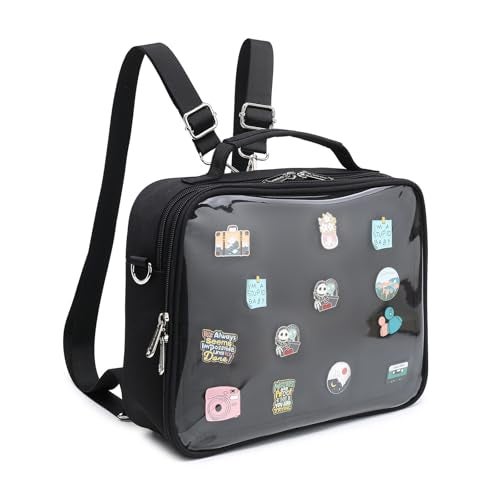 CHERRY SAUCE Dopamine Color Ita Bag Backpack Satchel Oxford Crossbody Messenger Shoulder Bag - Image 1