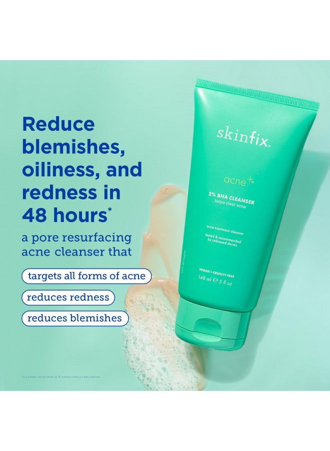 Skinfix Skinfix Acne+ 2% BHA + Azelaic Acid + Niacinamide + AHA Cleanser 5 oz/ 148 mL  - Image 2
