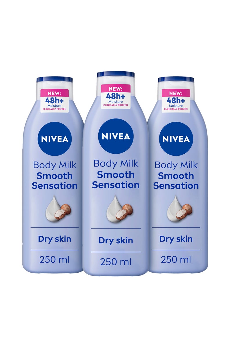 Nivea Body Lotion For Dry Skin Pack Of 3 - Image 1
