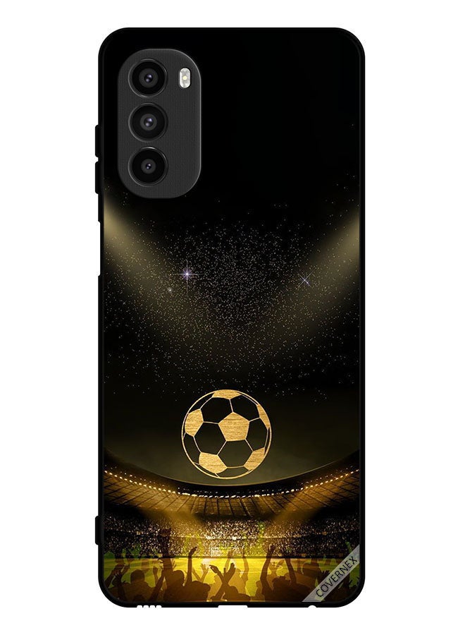 Covernex Protective Case Cover For Motorola Moto G52 Black Retro Football Movie Background - Image 1