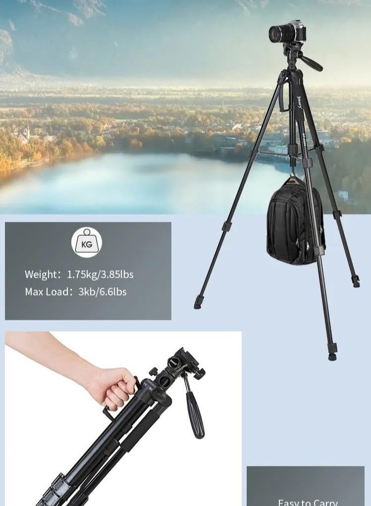 Jmary Generic KP2294 Rotatable Center Column Aluminum Alloy Stand Axis Horizontal Monopod Jmary Tripod for DSLR Camera - Image 4