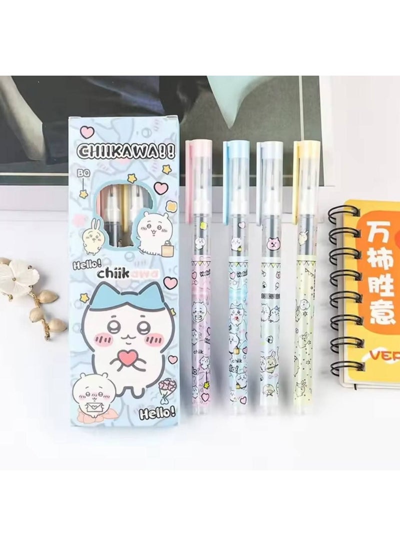 Disney-themed gel pen set, 0.5mm needle tip, blue ink. Set of 4 pens. - Image 1