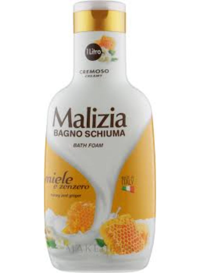 Malizia Creamy Honey & Ginger Shower Gel 1000ml