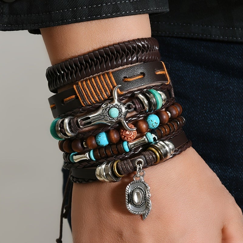 مجموعة أساور رجالية من 36/42/48/60 قطعة، تصميم كلاسيكي، مثالية للارتداء اليومي والهدايا - Image 4