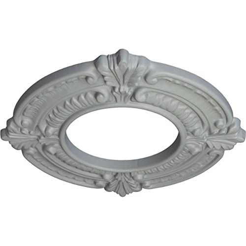 Ekena Millwork CM09BN Benson Ceiling Medallion, 9"OD x 4 1/8"ID x 5/8"P, Primed - Image 2