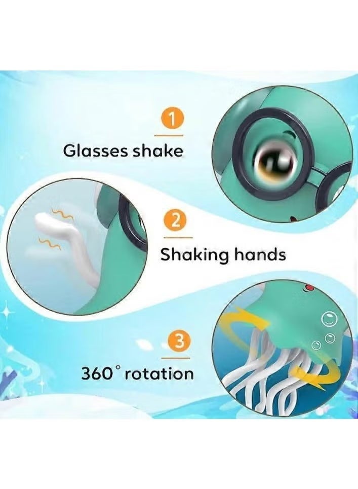 TIGER Dancing Octopus Electric Toy with LED Lights & Music | Cute Interactive Octopus Robot Toy for Kids & Adults | USB Rechargeable Moving Octopus with Sound Effects | Fun Indoor Play Toy for Boys & Girls | Perfect Stress Relief & Gift Idea for Children & Teens - Image 5