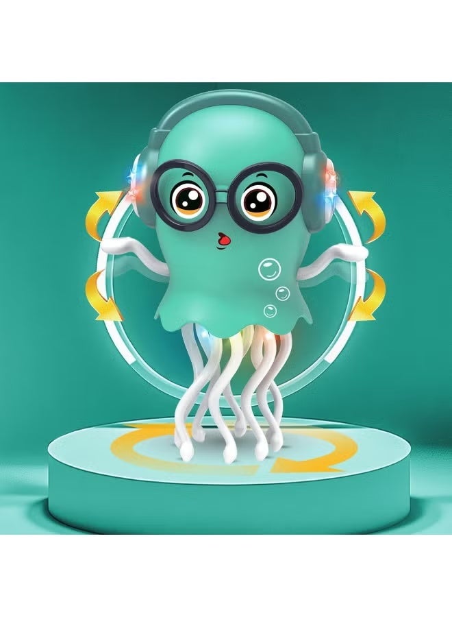 TIGER Dancing Octopus Electric Toy with LED Lights & Music | Cute Interactive Octopus Robot Toy for Kids & Adults | USB Rechargeable Moving Octopus with Sound Effects | Fun Indoor Play Toy for Boys & Girls | Perfect Stress Relief & Gift Idea for Children & Teens - Image 4
