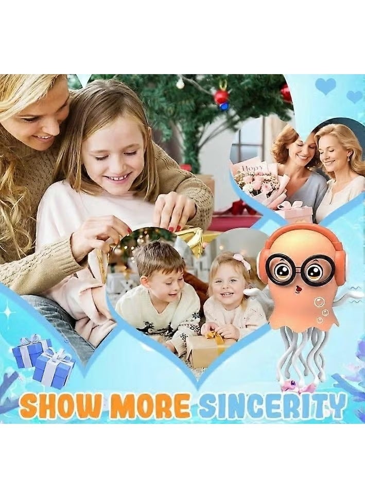 TIGER Dancing Octopus Electric Toy with LED Lights & Music | Cute Interactive Octopus Robot Toy for Kids & Adults | USB Rechargeable Moving Octopus with Sound Effects | Fun Indoor Play Toy for Boys & Girls | Perfect Stress Relief & Gift Idea for Children & Teens - Image 2