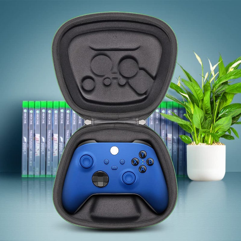 sisma Carry Case Compatible with Xbox Series X/S & Core Wireless Controller Hard Shell Home Safekeeping Travel Protective Cover Storage Case Carrying Bag Black - Image 2
