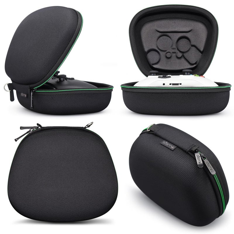 sisma Carry Case Compatible with Xbox Series X/S & Core Wireless Controller Hard Shell Home Safekeeping Travel Protective Cover Storage Case Carrying Bag Black - Image 4