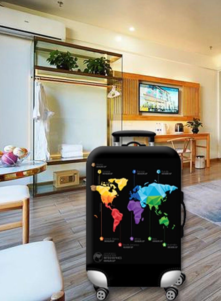 URbazaar Elastic Travel Luggage Cover Travel Suitcase Protective Cover for Trunk Case Apply to 18-30 inch luggage Suitcase Cover - Image 5