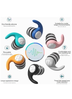 ARNOTEC Ear Plugs for Noise Reduction - Soft Silicone Ear Plugs [Three Layer] Ear Plugs for Sleeping and Concentration, Social Gatherings, Noise Sensitivity & Parenting - 40dB  - Image 3