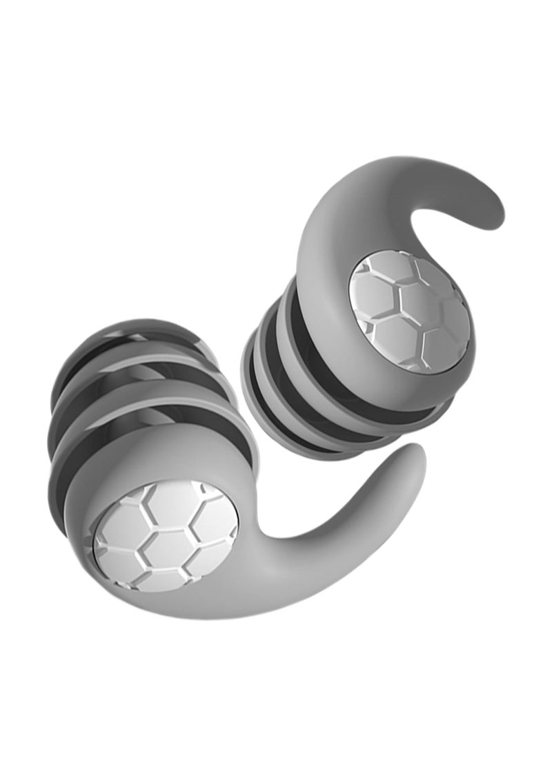 ARNOTEC - Ear Plugs for Noise Reduction - Soft Silicone Ear Plugs [Three Layer] Ear Plugs for Sleeping and Concentration, Social Gatherings, Noise Sensitivity & Parenting - 40dB - Image 1