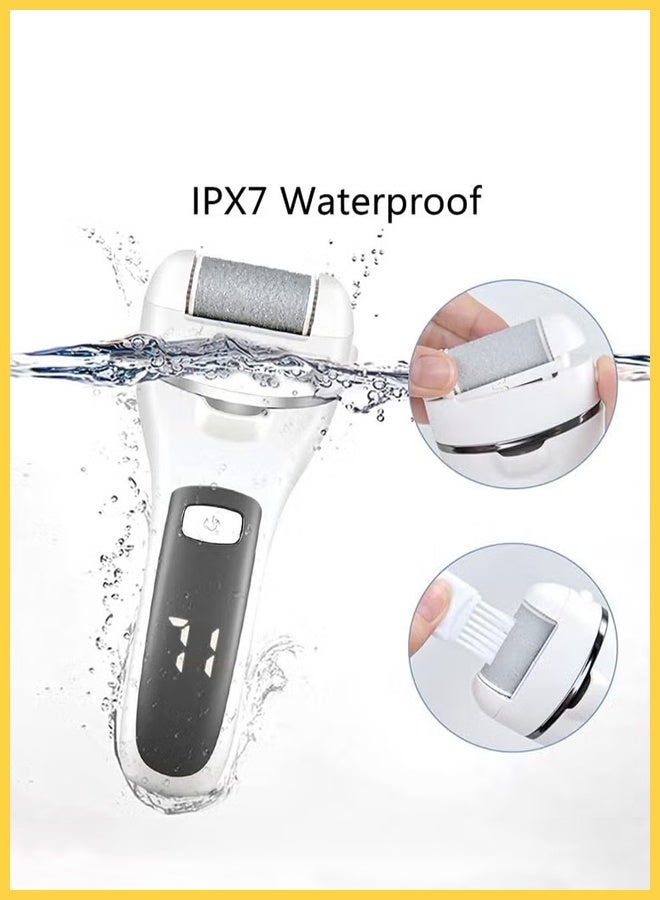 CHOWROAD Electric Callus Remover for Feet Rechargeable Pedicure Tool Foot Care Foot File All-in-1 Callus Remover Kit for Removing Cracked and Dead Skin from Heels Long battery life and long-lasting high-speed operation pedicure set - Image 4