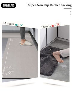 2 PCS  Kitchen Mats and Rugs Set , Non Slip Heavy Duty Standing Mat, Quick Dry Diatom Mud Floor Mat,  Extra Soft and Absorbent Floor Mats for  Kitchen, Bath, Office, Laundry(40*60cm+40*120cm) - pzsku/Z3778DD0B8B50A5CA4AA9Z/45/_/1734675290/edf22233-a40f-40c7-9efb-b9d4b59e6e02