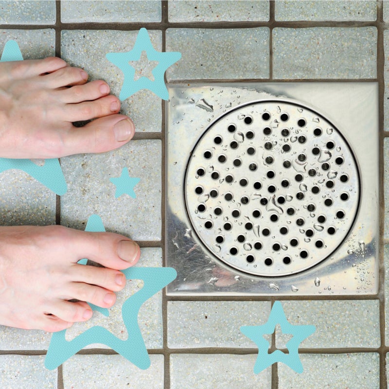 40 Pcs Design Bathroom Stickers Bathroom Non- Sticker Ground Stickers - Image 3