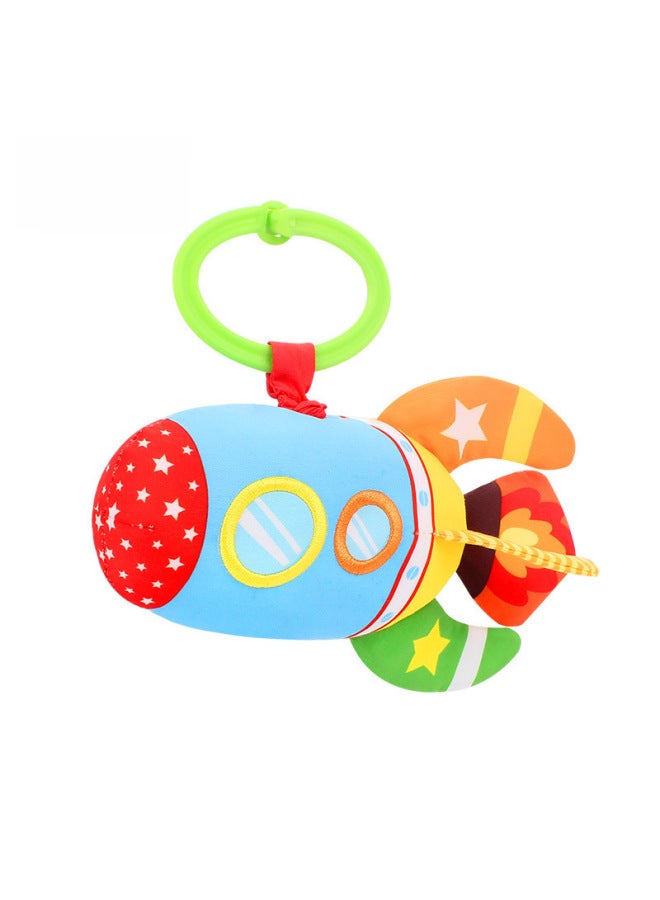 Jollybaby Lazhen 0-1 Year Old Baby Toy Newborn Baby Soothing Educational Toy Hand Rattle Bed Bell-Color:Hand Bell-car - Image 5