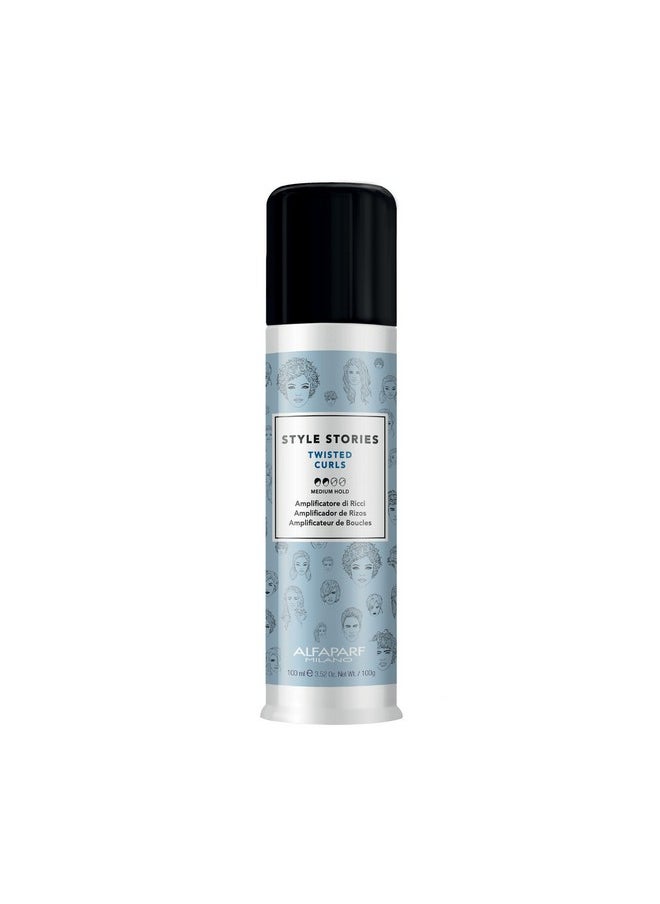 ALFAPARF MILANO Style Stories Twisted Curls Hair Styling Product Medium Hold Curl Cream Professional Salon Quality No Residue Amplifies Curly Hair 3.52 Oz.  - Image 1