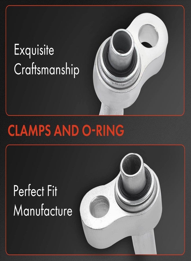 A-Premium A/C Discharge Line Hose Assembly Compatible with Cadillac, Chevrolet, GMC Models - Silverado 1500, Tahoe, Sierra, Yukon XL 1500/2500, Escalade ESV EXT, Compressor to Condenser - Image 3